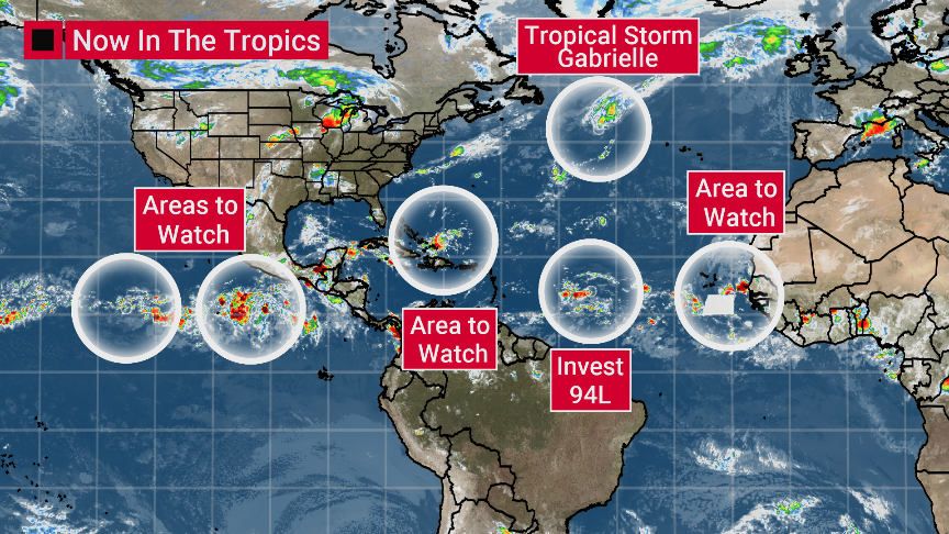 weatherchannel's tweet photo. Today, September 10th, is the statistical peak of hurricane season. Keep watching our live coverage for the latest on the tropics. https://t.co/XZwpHY5DmT
