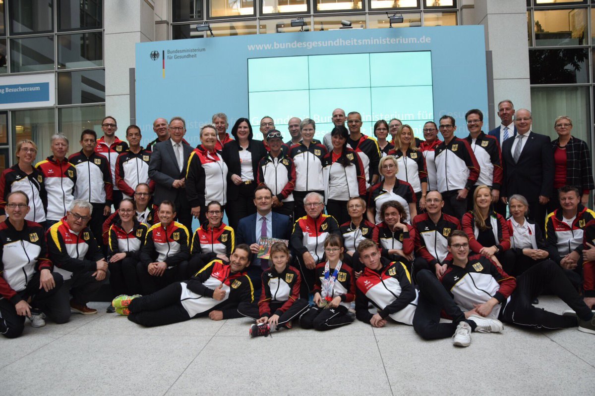 Transdia Sport (@transdiasport) on Twitter photo Heute waren wir in Berlin und konnten uns im <a href="/BMG_Bund/">Bundesgesundheitsministerium</a> bei <a href="/jensspahn/">Jens Spahn</a> , den MdBs <a href="/waehltclaudia/">waehltclaudia.de</a> <a href="/dittmarsabine/">Sabine Dittmar</a> <a href="/Erwin_Rueddel/">Erwin Rüddel</a> und #DagmarFreitag für die tolle Unterstützung unserer Teilnahme an den XXII. World Transplant Games in Newcastle 2019 bedanken. #Organspende <a href="/WTGF1/">WTGF</a> Heute waren wir in Berlin und konnten uns im <a href="/BMG_Bund/">Bundesgesundheitsministerium</a> bei <a href="/jensspahn/">Jens Spahn</a> , den MdBs <a href="/waehltclaudia/">waehltclaudia.de</a> <a href="/dittmarsabine/">Sabine Dittmar</a> <a href="/Erwin_Rueddel/">Erwin Rüddel</a> und #DagmarFreitag für die tolle Unterstützung unserer Teilnahme an den XXII. World Transplant Games in Newcastle 2019 bedanken. #Organspende <a href="/WTGF1/">WTGF</a>