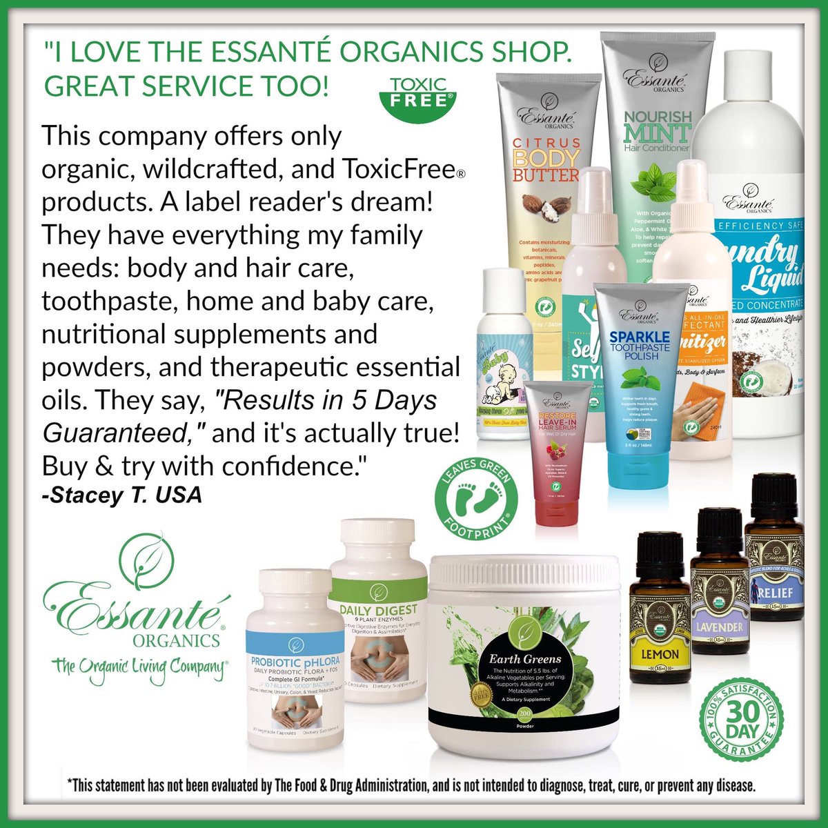 OrganicsVIP's tweet photo. Buy & try with confidence!
#YourHealthMatters
#ReadOurLabels
#HealthyLiving
#EssanteOrganics
#OrganicsVIP
https://t.co/tlBKhb5tt3 https://t.co/hamuTkhErP