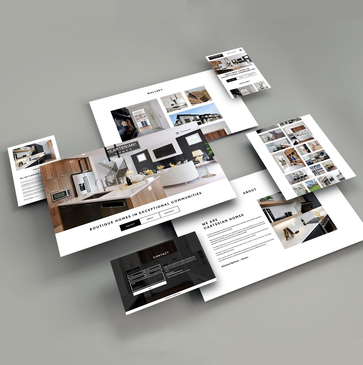 A wonderful website refresh for boutique home builder, Cartesian Homes. @cartesianhomes #ottawamarketing #websitedesign #ottawarealestate #customhomes