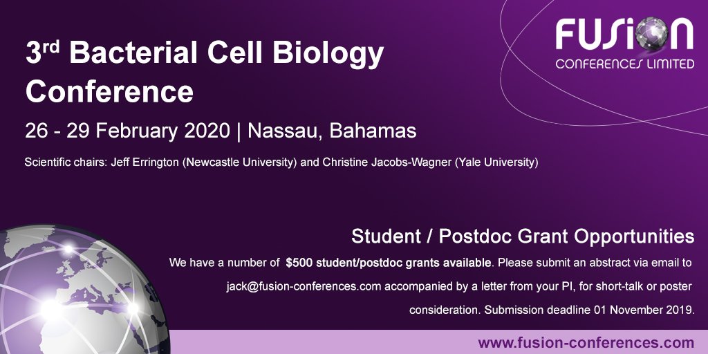 Grant Opportunity! We have $500 student/postdoc #grants available for #BCB20. Bringing together an exceptional range of expert speakers to present ground-breaking work, while instructing and inspiring the next generation of researchers in this critical area #CellBiology #phdchat