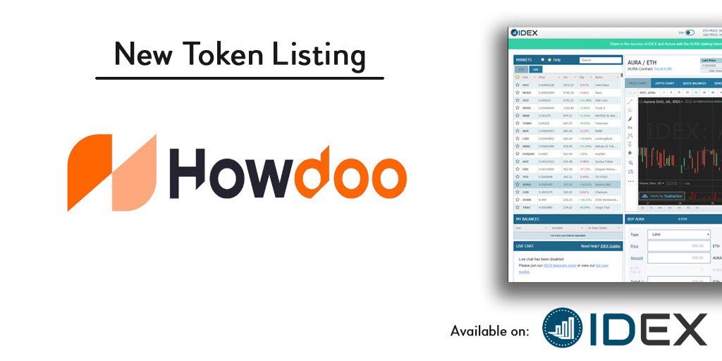 howdooHQ's tweet image. $UDOO from #Howdoo now trading on @idexio —&amp;gt; idex.market/eth/udoo #socialmediarevolution