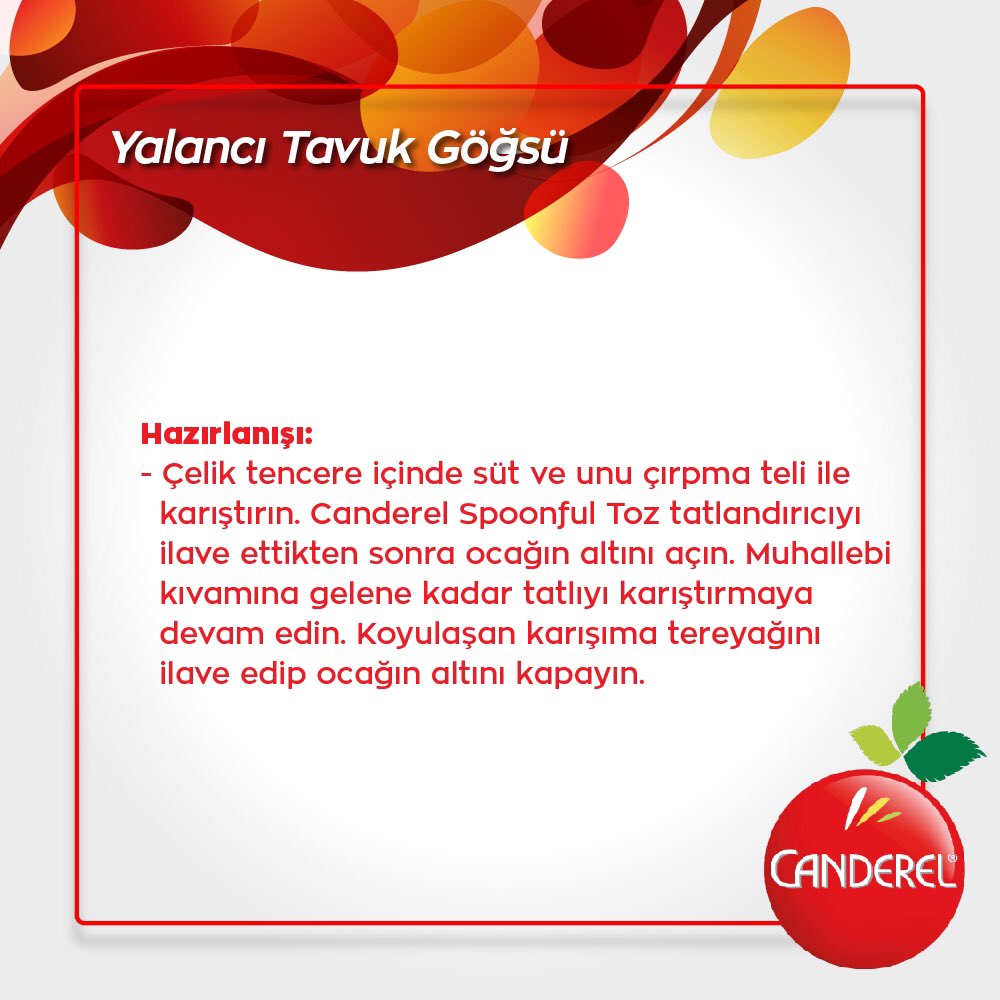 arislifetr's tweet photo. Sütlü tatlı sevenler için #Canderel’li Yalancı Tavuk Göğsü tarifi hazırladık… Afiyet olsun! #SağlıklıTarifler #ArisLife https://t.co/8dntJucU6r