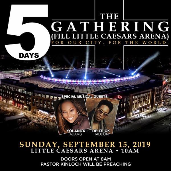 TriumphDetroit's tweet photo. 5 days and counting! Are you meeting us at Little Caesars Arena for #TheGathering...this Sunday morning at 10AM? Donโt miss this! #TriumphLife #TriumphChurch https://t.co/mbWdmADqXD