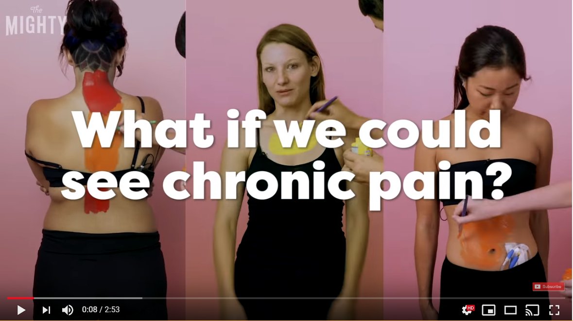 September is Pain Awareness month. This grabbed my attention. Check it out! themighty.com/video/painting… 
#chronicpain #themighty #PainAwarenessMonth #buddybags #chronicillness #pain