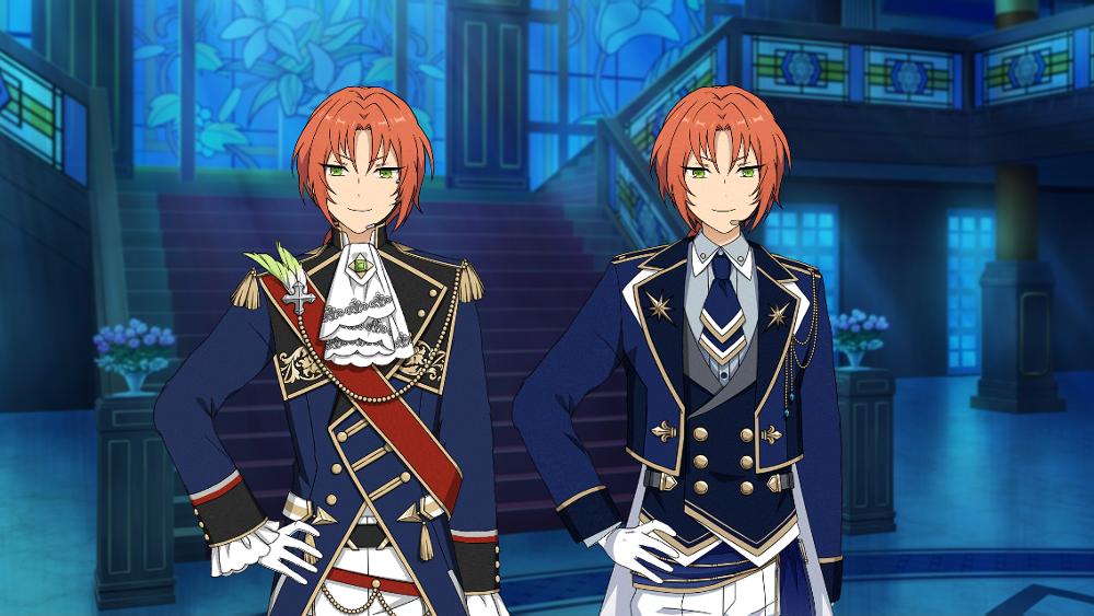 今回の金糸雀館のユニット衣装。 他の衣装と並べる（合成デス）と今回