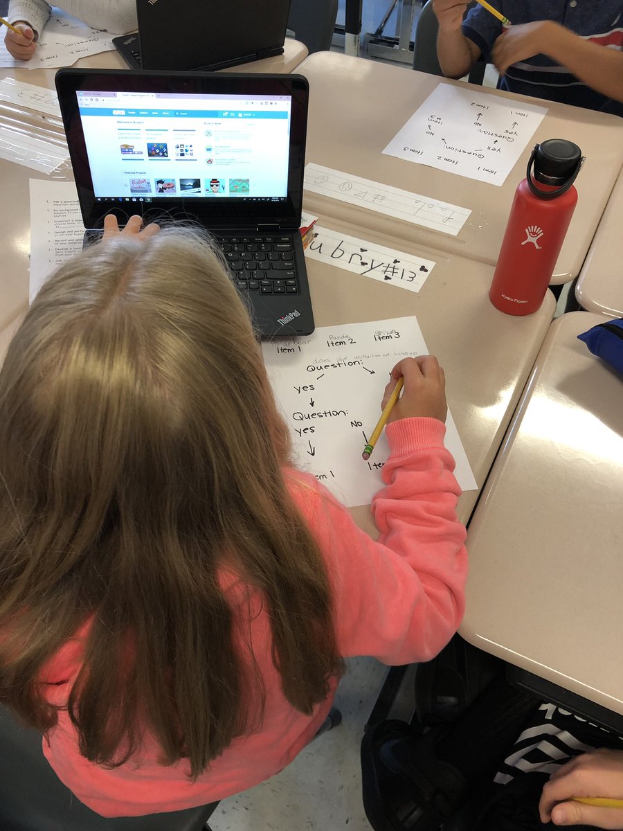 lauralissak's tweet image. Planning for the dichotomous keys we’re going to code in @Scratch  tomorrow. #mseRstory #lcpscodes #cttf #codetothefuture