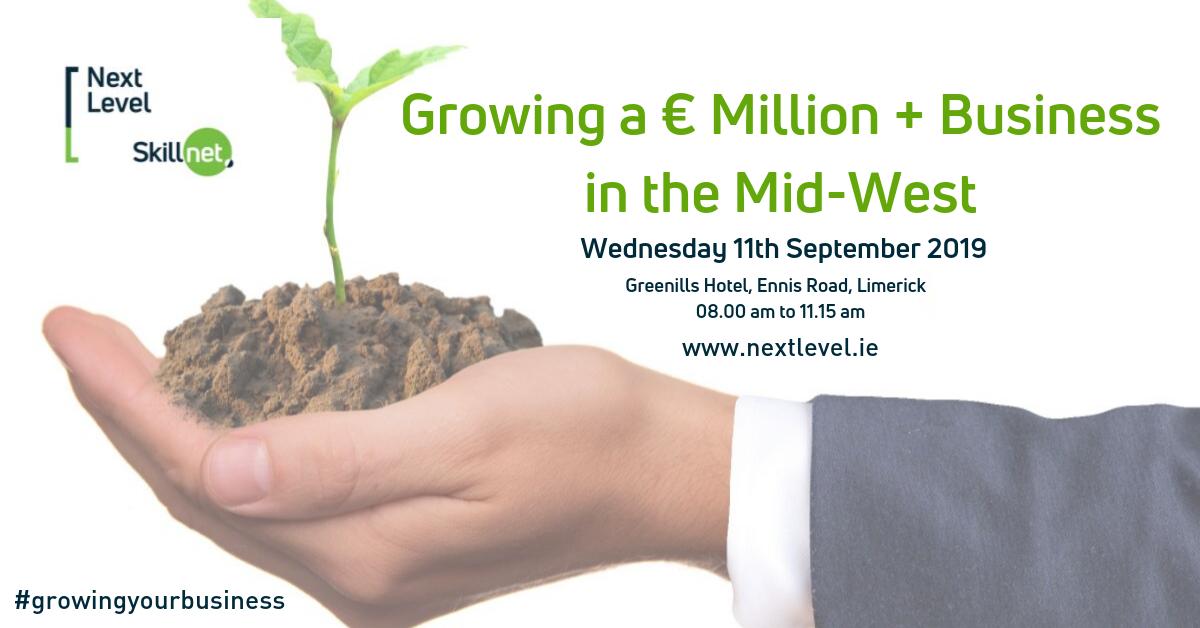 Really looking forward to our free business breakfast event tomorrow 'Growing a € Million + Business in the Mid-West' tomorrow @GreenhillsHotel and looking forward to welcoming @SNS @TTMGroup @leo_limerick @Entirl @CroomPrec_ 
#growingyourbusiness 

bit.ly/2YYurJp