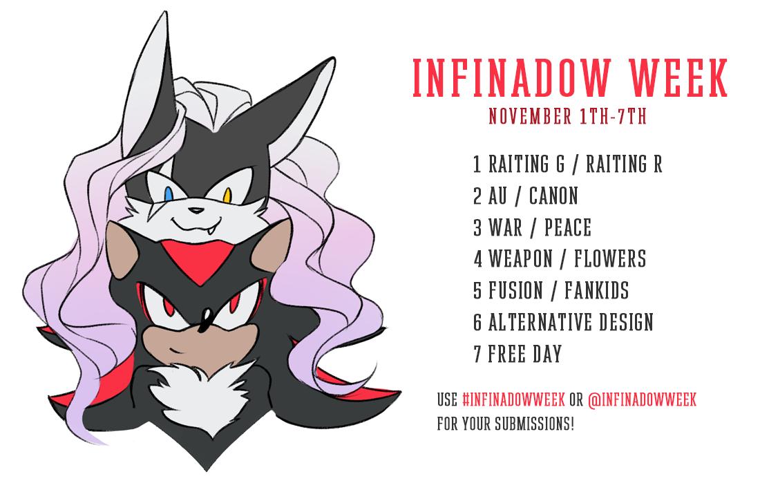 InfinadowWeek's tweet image. Use #InfinadowWeek or @InfinadowWeek for your submissions and have fun! ♥