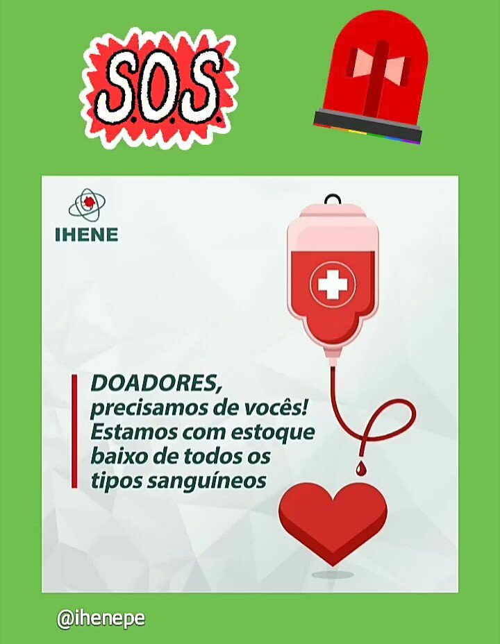 felipeniceas's tweet image. IHENE - Rua Tabira, 54, Boa Vista, Recife/PE. #soudoador #doesanguedoevida #acorrentedobem 💉❤