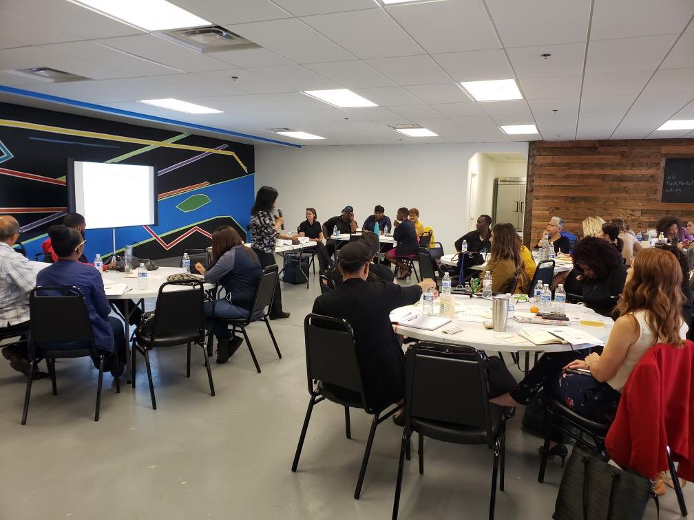 MsDFair's tweet photo. Today, staff attended a #traumainformed training where they gained tools to change approaches to providing #publichealth. This training is the first of many exciting opportunities staff will have to participate in our journey to becoming a healing organization. #detroithealth https://t.co/023mvlW6Ur
