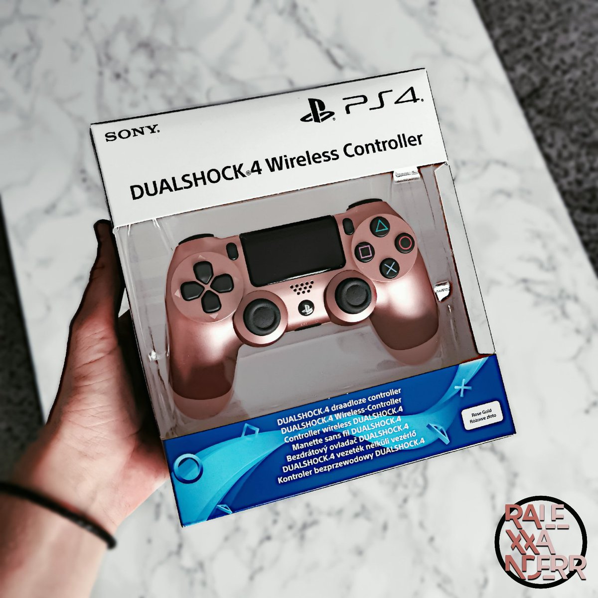 dualshock rose gold ps4