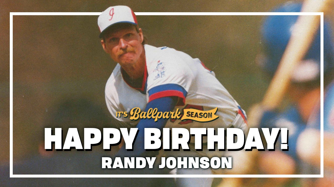 A big day for The Big Unit. Happy birthday, Randy Johnson!  