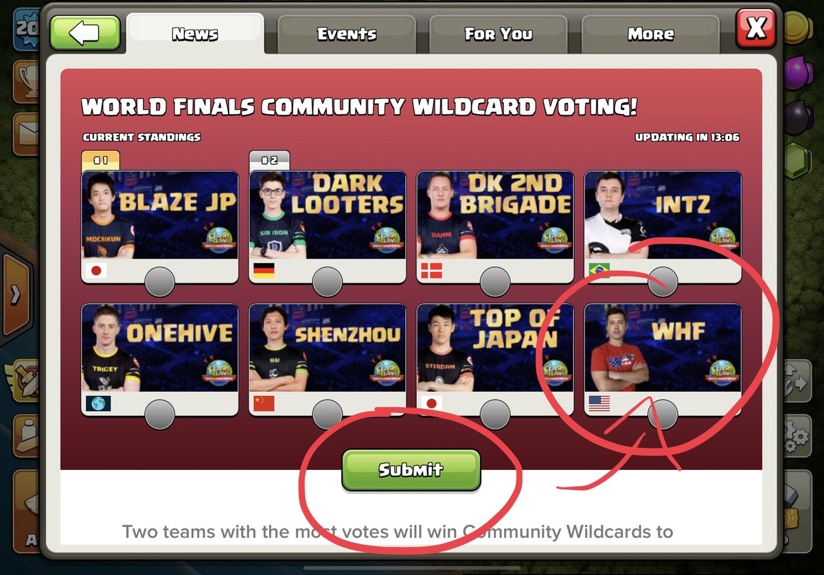 The voting is open! Time to vote for <a href="/WHFclan/">WHF</a>! Best of luck and can’t wait for ESL One Hamburg next month!
