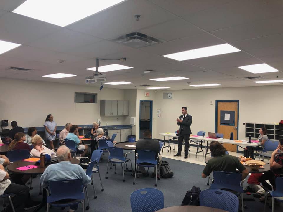 Great meeting new friends in @LD30AZDems last night. Together we are going to make history in #AZ08 .