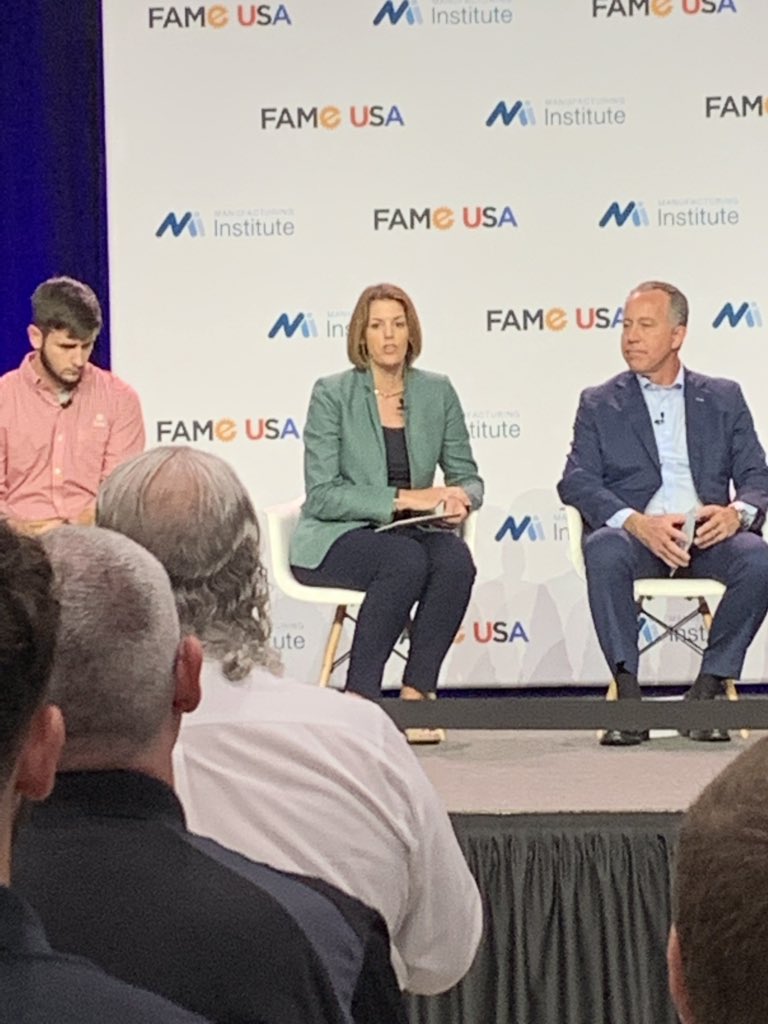 rex_bolinger's tweet photo. Proud of #PLTW partners today @TheMfgInstitute @Toyota #FAMeUSA for their announcement @huntsvillecity to move  #FAMeUSA to MI!  Exec Dir @cleeNAM cited #PLTW as a critical partner in this work!  @PLTWorg is quickly becoming the nation’s leading provider for talent recruitment! https://t.co/qMsqk7k8OF