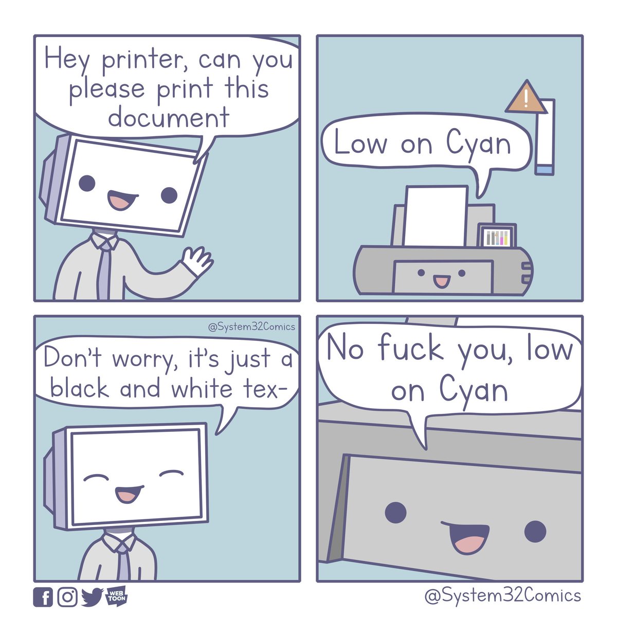 Printers comic