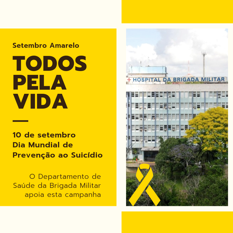 saudebm's tweet photo. #BrigadaMilitarEuCurto #NaBrigadaEuConfio #AForçaDaComunidade #SaúdeBM #BrigadaMilitar #HBMPA #HospitaldaBrigada #Saúde #Hospital #PortoAlegreRS #SetembroAmarelo #SaúdeMental #EuAcreditonaVia #PrevençãoaoSuicídio #10deSetembro https://t.co/hAtSSXSMCD