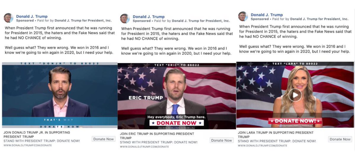 humanagencyorg's tweet photo. A/B testing is smart digital marketing.

...we just want to know which of Trump's children is his highest earner.

(from @anotheracronym) https://t.co/TTzbL0A26D