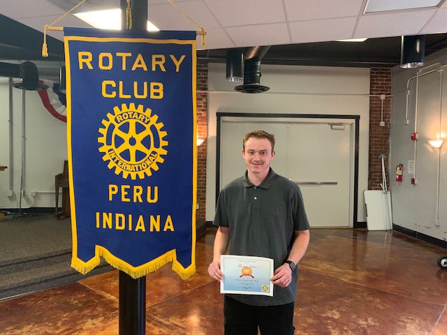North Miami’s Tommy Lane is Student Rotarian for September.