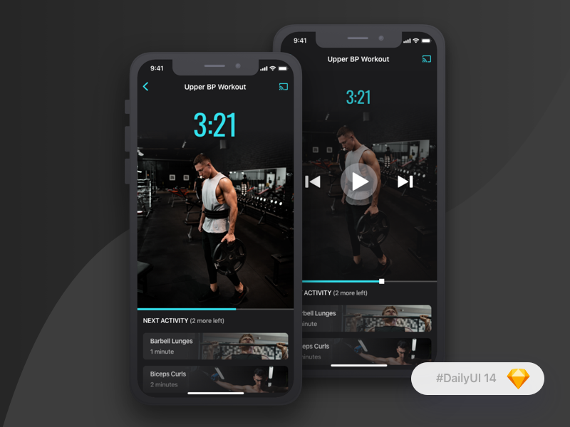 CharloDo's tweet photo. Do you usually like the way the #TrainingApps show the #countdown? I designed a new way to visualise the timer for my 14th #DailyUI challenge, making it to look more modern and minimal. What you guys think?
https://t.co/yR5S7p2ZpC
#darkmode #sketch #challenge https://t.co/53YFJTXocS