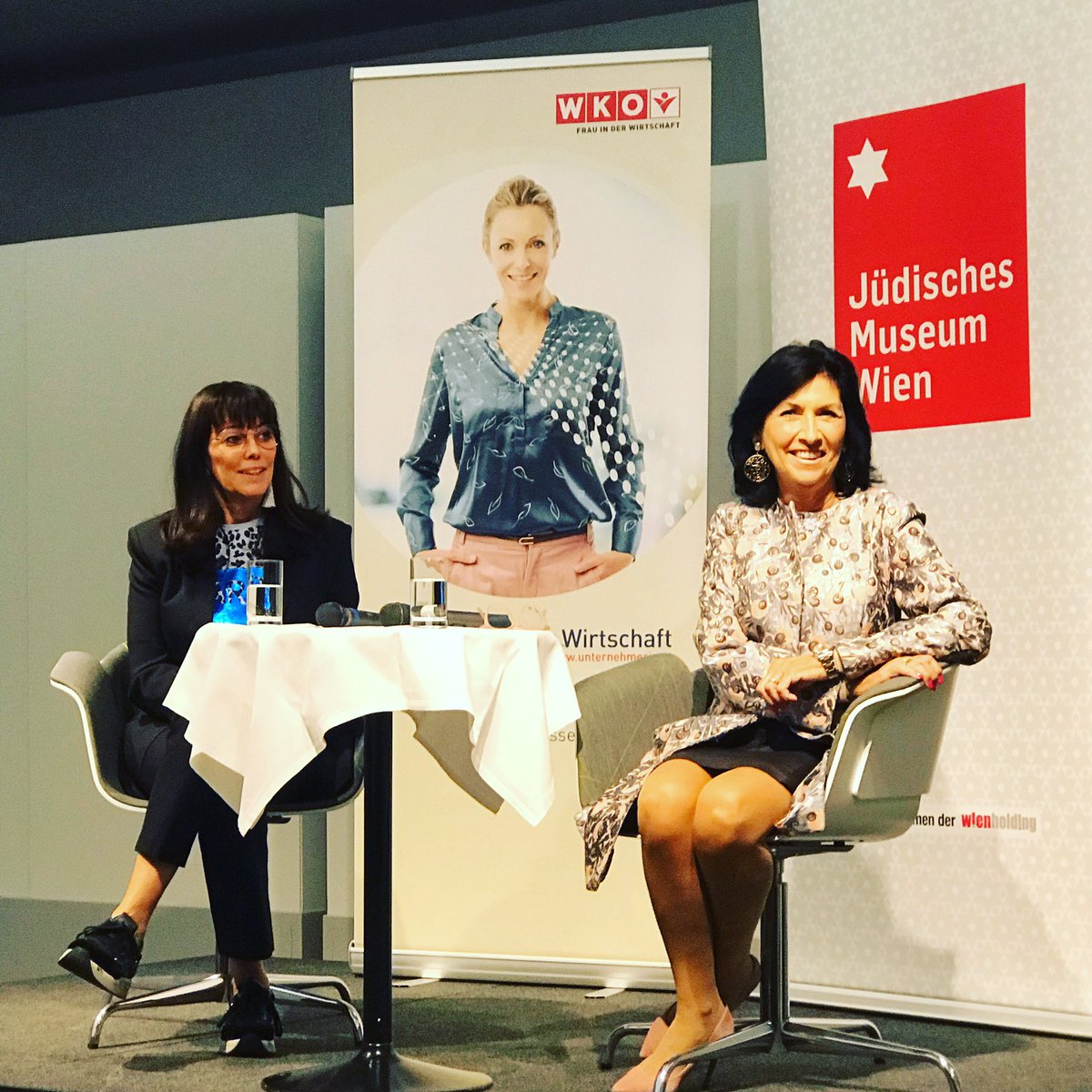 LADIES LOUNGE #WKO: Frau in der Wirtschaft mit Dr. Danielle Spera,  Direktorin des Jüdischen Museums Wiens und Bundesvorsitzende Martha Schultz  #fraueninderwirtschaft #networking, image size:1200x1200