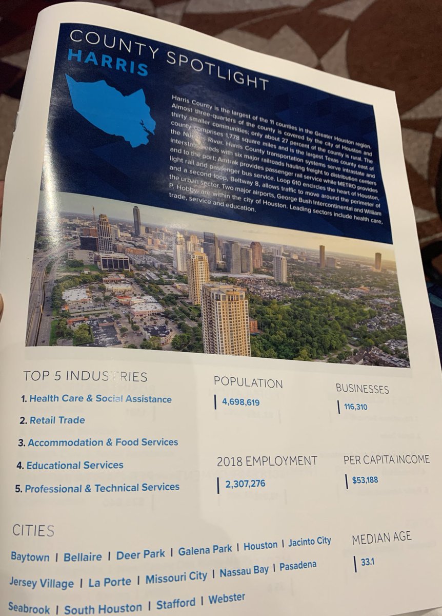 tmakrivera's tweet photo. .@HarrisCoPct2 attended today’s @GHPartnership #stateofHou luncheon today at the @nrgpark. @RepDennisBonnen spoke about this year’s legislative session, the accomplishments &amp; work that still needs to be done. Great seeing many colleagues @UnionPacific @jarvisjohnsontx. #hounews https://t.co/U6F3mAuGG5