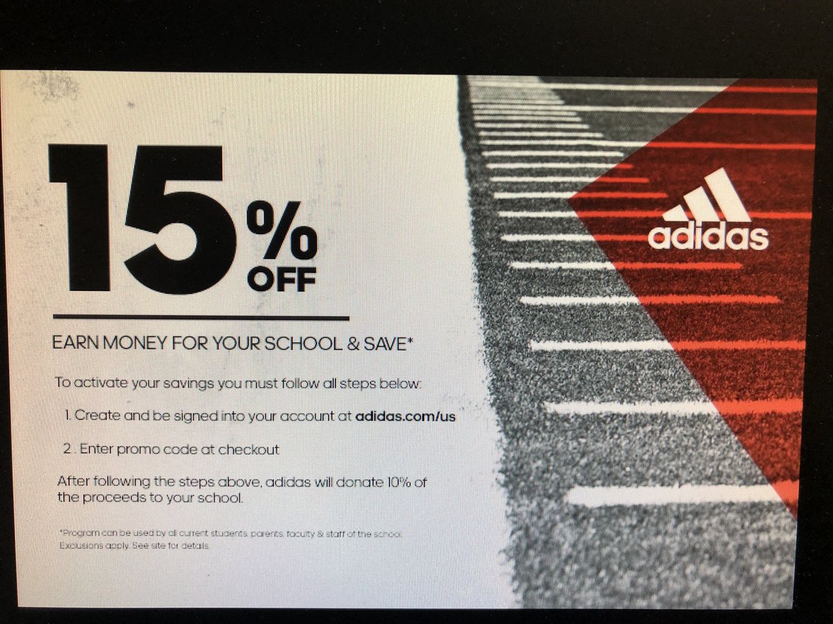 adidas back to school promo code