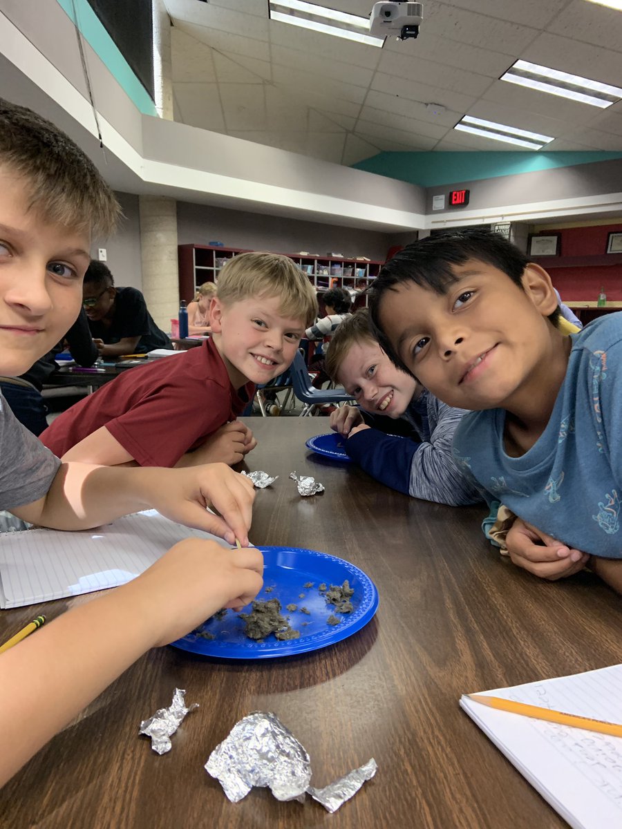 dubya512's tweet photo. Some loved, some were unsure....but EVERYONE engaged in the learning. Dissecting Owls pellets @RStar512 https://t.co/cNN1v1ednR