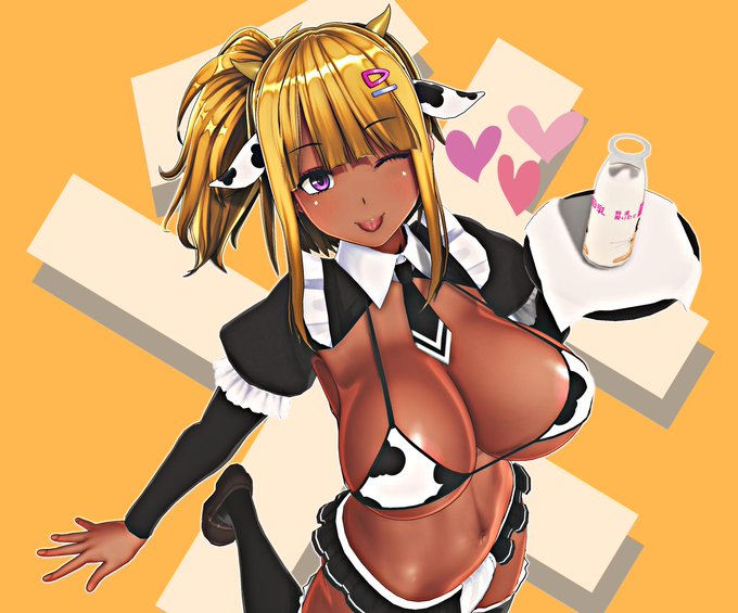 今日は牛タンの日らしいので、
ギャル子のちょっとえっちな牛コスをどうぞ。
(タン要素は舌を出してるので…_(:3 」∠)_)
2枚目はポロリです。神に感謝。

#CM3D2 #COM3D2 #うちの子 #牛タンの日 