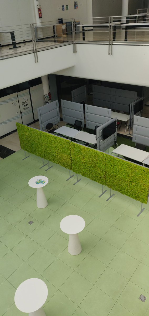 lee_stott's tweet photo. #Rareeventhack space is so Awesome! Student are going to love this! The private team hack spaces are amazing thanks @FBKcom for the setup ๐ https://t.co/xqg5B5Htn0