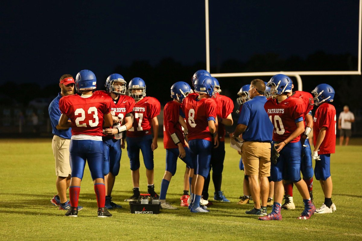 ACSOLcoach's tweet photo. Come out to Patriot Field tonight at 6pm to support your JEBMS Patriots on 8th grade night as they host Monroe Co Middle School.  8th grade recognition begins at 5:30pm.  #PatriotPride #JEBMS https://t.co/z4u6khEZvJ