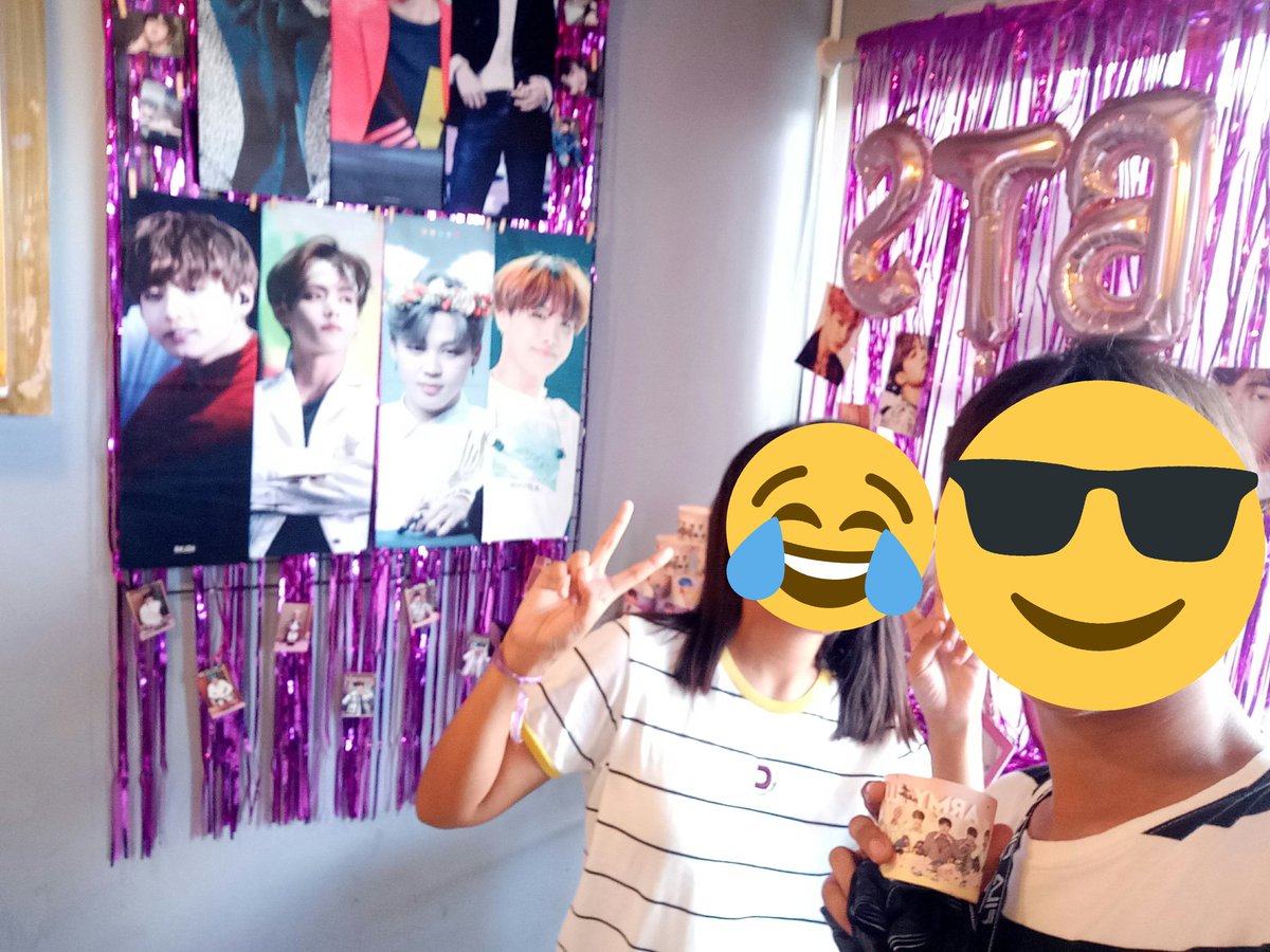 _joonieekim's tweet photo. #ABDAppreciationPost 061319 this is our first time going and attending @ABDvo_twt @CupzofJCafe event to celebrate the anniversary. Actually first ever event jud namo ni with my bff @MinSuga173 naulaw jud mi magpasok sa cafe kay first timer pa lagi hehe ---- https://t.co/wHFckfjq83