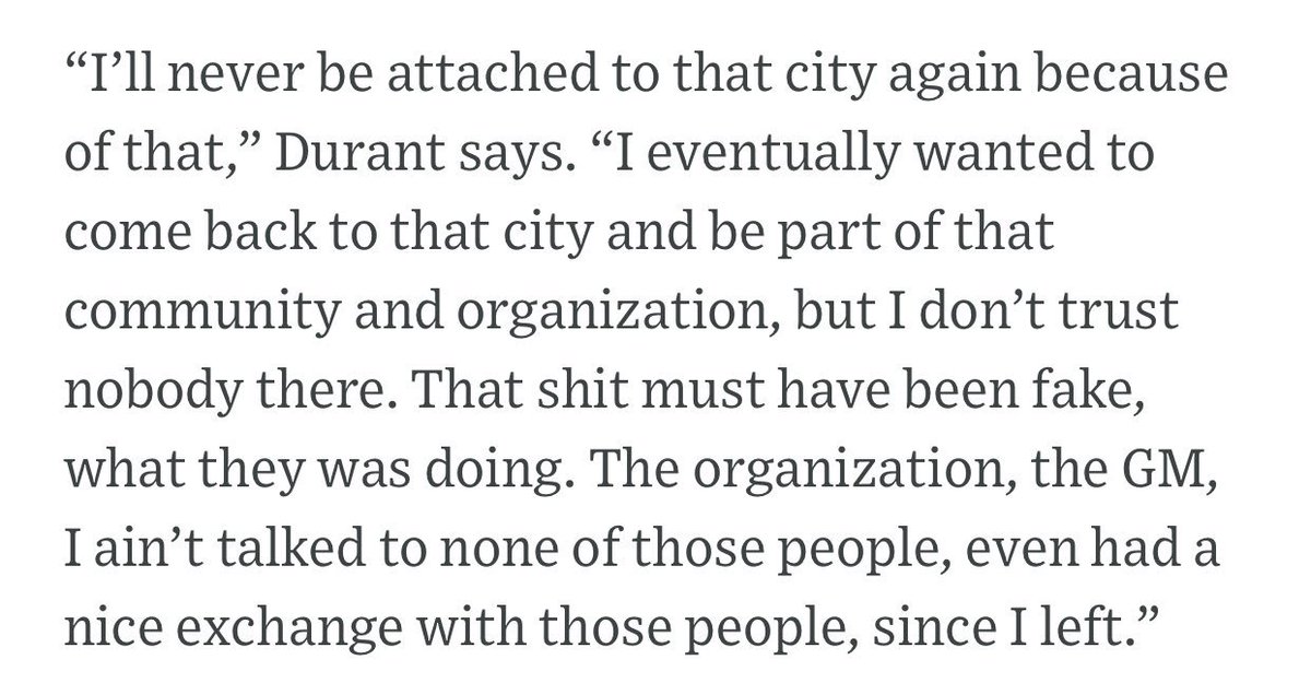 BDawsonWrites's tweet photo. So, Kevin Durant is not on the best of terms with the Thunder, it appears. https://t.co/TxL5nA3Hdf https://t.co/O6Eximeu1b