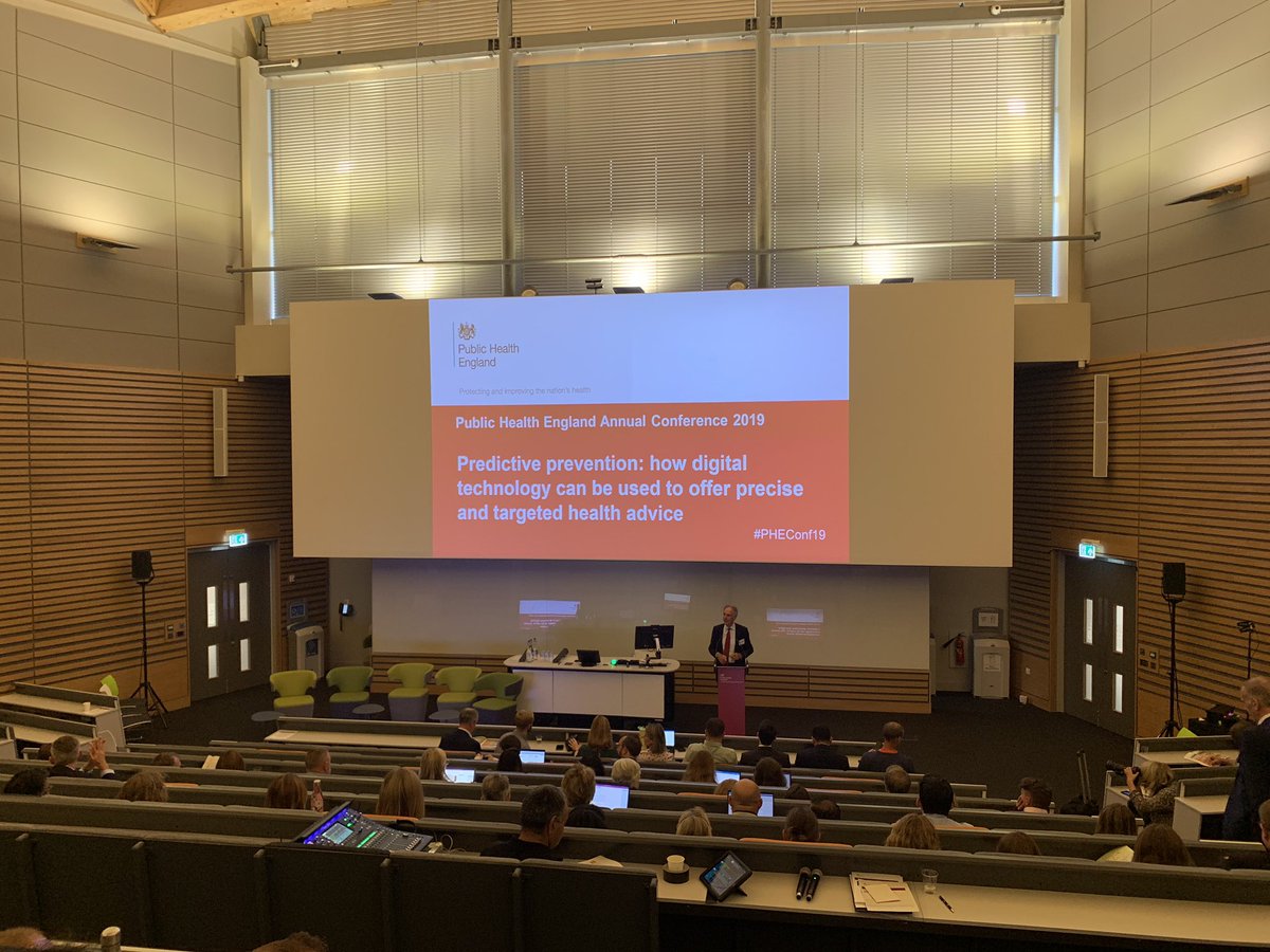 Elliewilk0's tweet photo. Excited for this session @PHE_uk #PredictivePrevention #pheconf2019 #digitalhealth https://t.co/K6JKe0fKLI