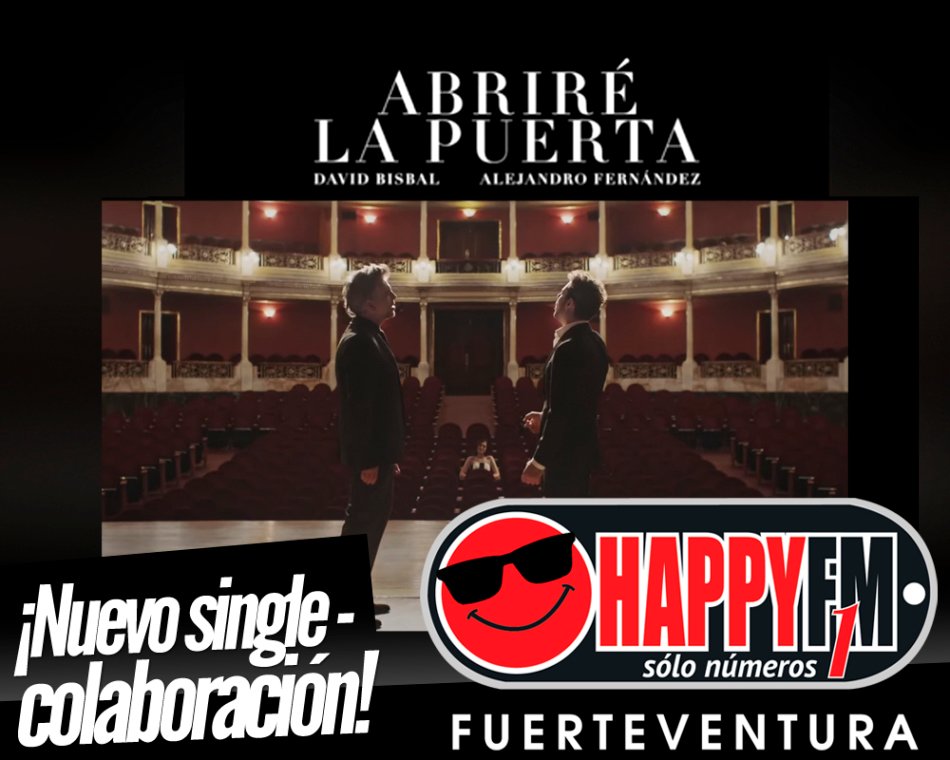 PepiyFernando's tweet photo. #HappyFM #SoloNumeros1 @davidbisbal estrena «Abriré La Puerta», la colaboración con Alejandro Fernández https://t.co/nAcAtVcpAU https://t.co/TZdavE3dts