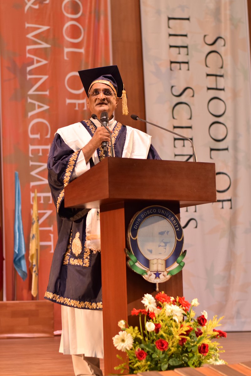 U18Alumni's tweet photo. Speech of dignitaries - 8th Convocation of the Assam Don Bosco University.
#University18
#DBUGlobal
#ADBUConvocation2019 https://t.co/JGJpLABtyN