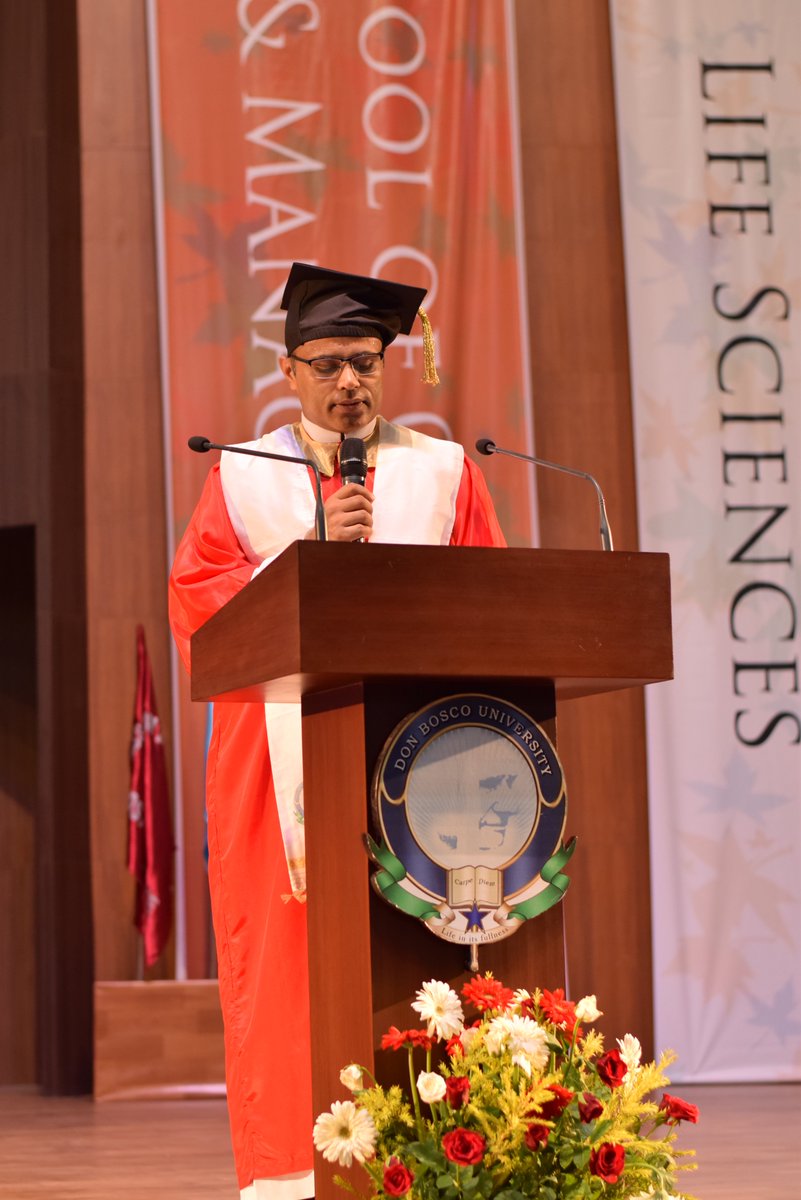 U18Alumni's tweet photo. Speech of dignitaries - 8th Convocation of the Assam Don Bosco University.
#University18
#DBUGlobal
#ADBUConvocation2019 https://t.co/JGJpLABtyN