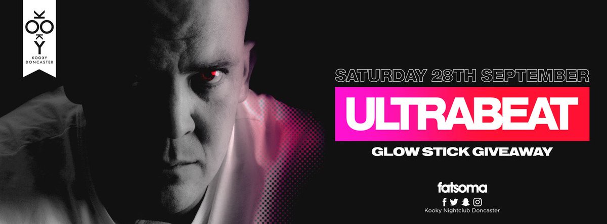 𝗨𝗟𝗧𝗥𝗔𝗕𝗘𝗔𝗧 𝗖𝗢𝗠𝗘𝗦 𝗧𝗢 𝗗𝗢𝗡𝗖𝗔𝗦𝗧𝗘𝗥 🔊

WE'RE BRINGING CLUBLAND LEGEND ULTRABEAT TO DONCASTER AT THE END OF SEPTEMBER!

🎟 TICKETS 🎟

bit.ly/KookyDoncaster…
