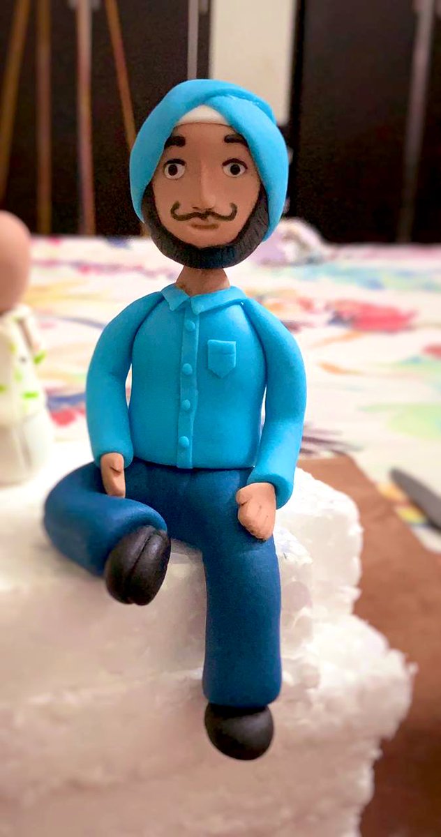 Today she’s making a Sardar ji cake thanks to  @SachinLuthra Outdoing herself every now and then. Checkout  http://www.sugartime.in  for more of her creations.Cc  @ikpsgill1  @amritabhinder  @karanbirtinna  @heisenjit  @pennygrewal  @_harshdeep  @Singhlicious