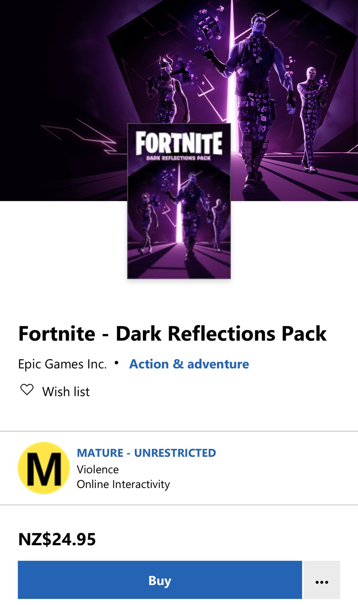 Fortnite Battle Royale Leaks On Twitter The Dark Reflections Pack Is Currently Out In New Zealand And Should Be Rolling Out To All Countries In The Next 24 Hours Https T Co Tdbfzriri9 Fortnite Dark Reflections Pack Missed Out Fortnite Dark Reflections Pack Missed Out Fortnite Battle Royale Leaks On Twitter The Dark Reflections Pack Is Currently Out In New Zealand And Should Be Rolling Out To All Countries In The Next 24 Hours Https T Co Tdbfzriri9