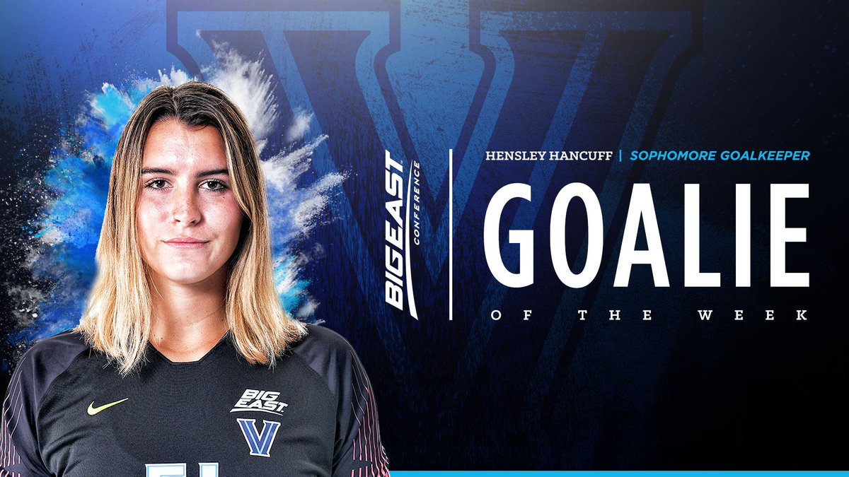 NovaWSoccer's tweet photo. Two Clean Sheets makes you the #BigEast Goalkeeper of the week!
#BigEastSoccer #87Given #38Earned #GoCats #CatAwards https://t.co/teNxJ2AgTZ