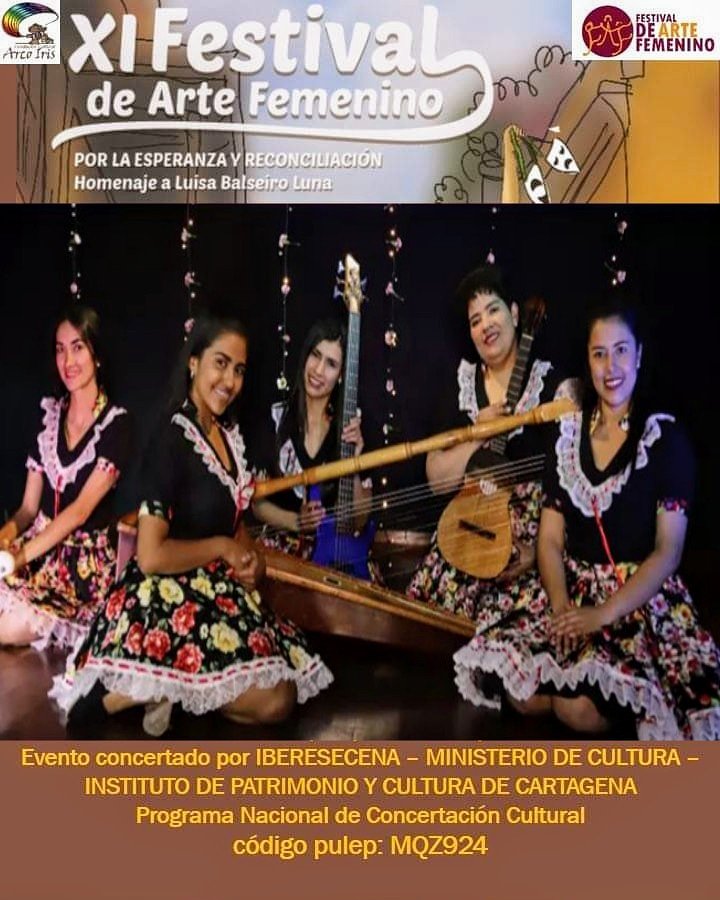 Continuamos con nuestros  conciertos, está vez playa, brisa y mar... 🌴🌅Nos vemos en Cartagena de Indias , este Sábado 14 de Septiembre a las  4:30 pm , parque Lineal de Crespo.
#FestivaldearteFemeninoporlaesperanzayreconciliación #JoropoyMujer #AgrupaciónLlamarada