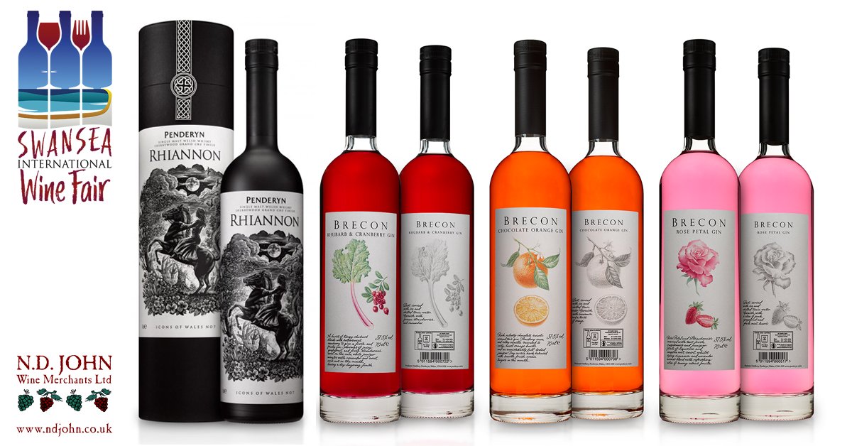 It's not all about wine y'know!
You'll be able to taste the full range of Penderyn Whiskies including the latest Icon of Wales release - #7 Rhiannon and the newly released flavoured gins! Get your ticket now for only £15 from ND John in Uplands, Swansea or swanseawinefair.co.uk