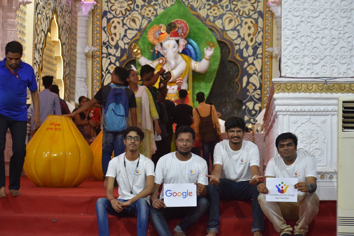 CSbyGoogleNM's tweet photo. Mumbai's most auspicious Ganpati Festival was covered by Crowdsource community,Navi Mumbai. During Photowalk Yesterday(at Mumbai). sharing images &amp; a beautiful video coming up, Stay tuned, lead by 
@PShahasane &amp;team (PC)@iAdityaSutar (PC)@ThaleViraj
 @subhipandeydev
@PKeshattiwar https://t.co/oqNtUmyP9H