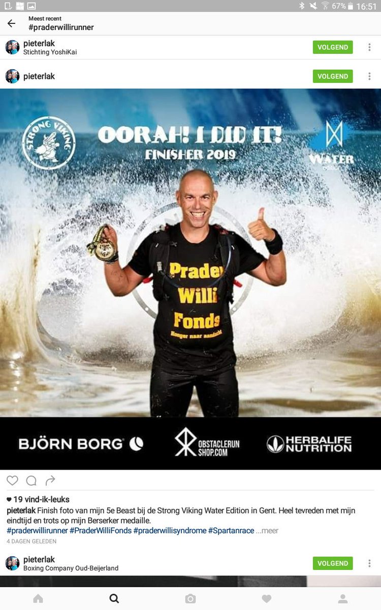 leefmetpassie's tweet photo. @PWFonds @PaulaSSt @pwsrunner @mwvanojen Biggest #pwfonds runner 💪 #praderwilli #hardlopen #mudrun @pwsrunner #topfan 😆😆😆 https://t.co/XXjPcxEL43