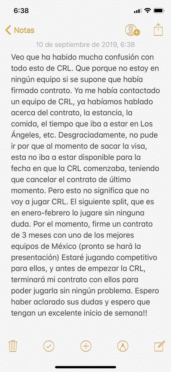 Solo para aclarar dudas acerca de CRL