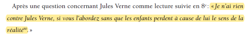 Remarque savoureuse de  #Steiner à propos de Jules Verne... Ce qu'il dit est largement plus loin de la réalité que les romans de Jules Verne !  #CestLhôpitalQuiSeFoutDeLaCharité