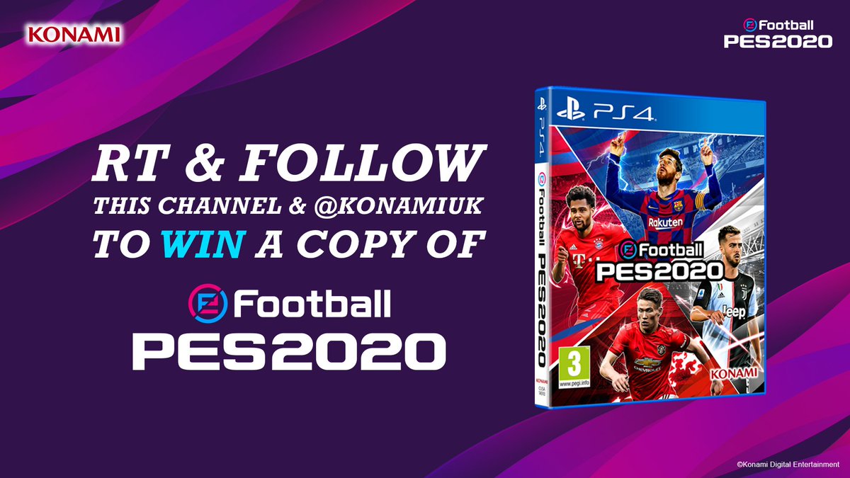 ShogunAsh's tweet photo. Wanna win a copy of #PES2020 ? 

RT this tweet and make sure you're following @ShogunAsh and @KonamiUK for your chance to win!

#launchdaylineup

Winner chosen at 5pm! https://t.co/Kfmk7UvxbG