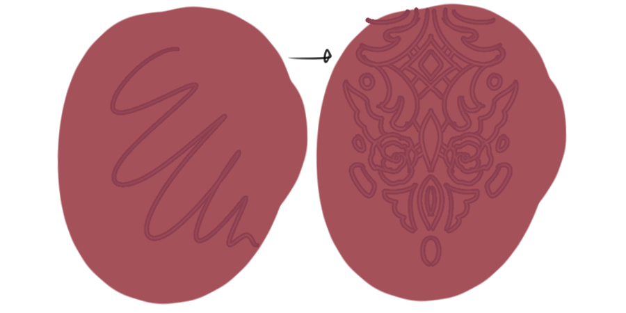huanliuan's tweet photo. here's my mini tutorial for clip studio on how to trick people into thinking you're a very detailed worker https://t.co/Jx29rU3Ded